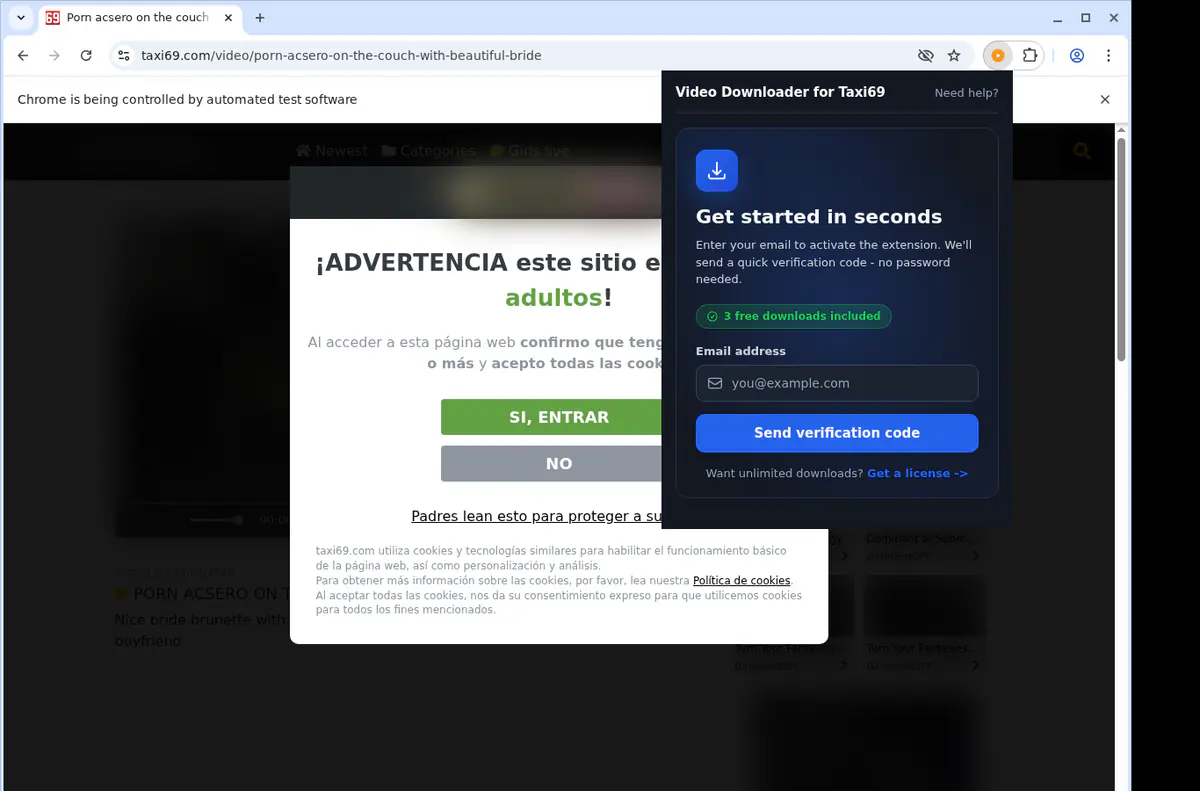 Taxi 69 Video Downloader screenshot 5